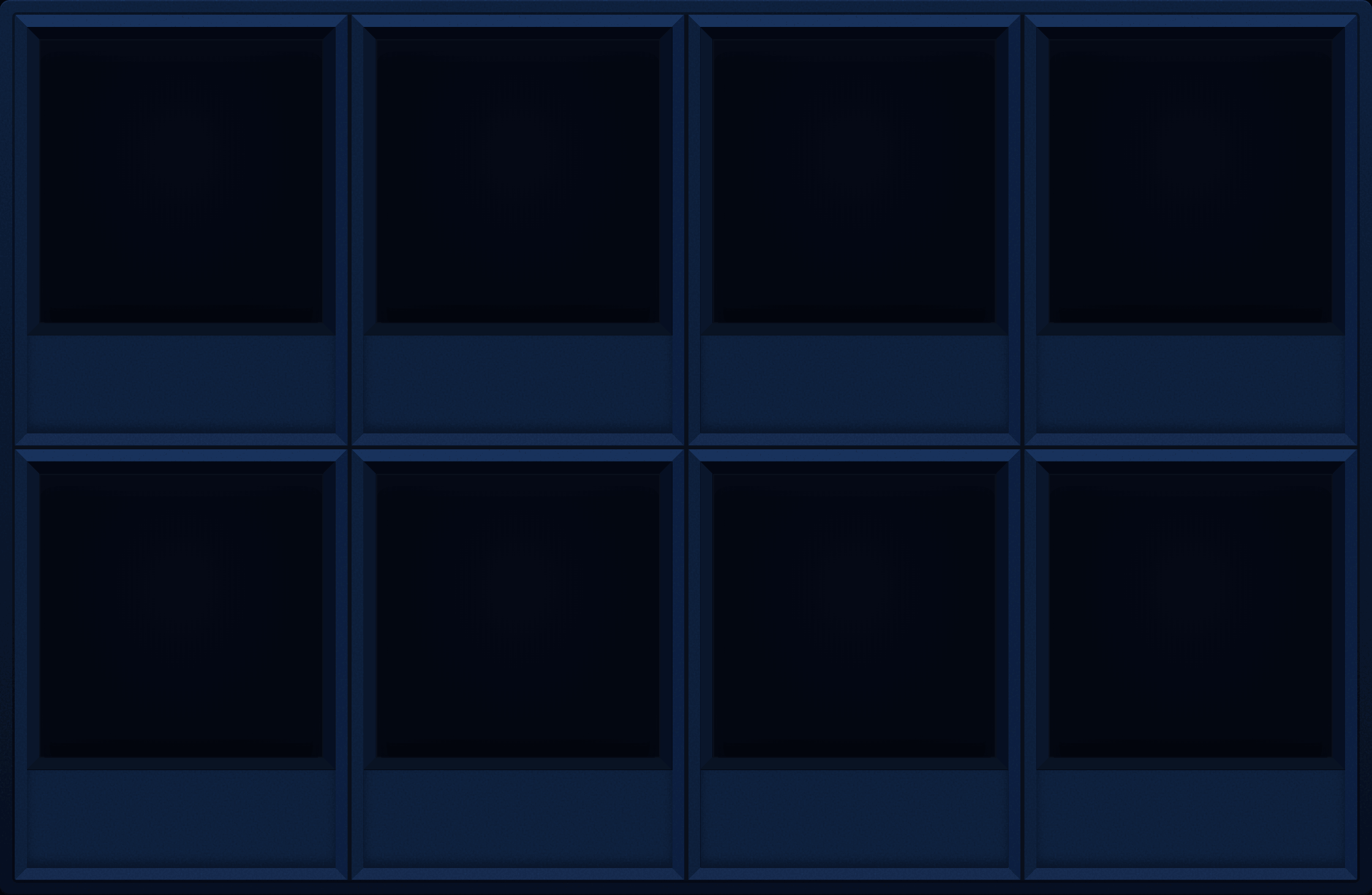 Twilight Navy Display Case (2x4)